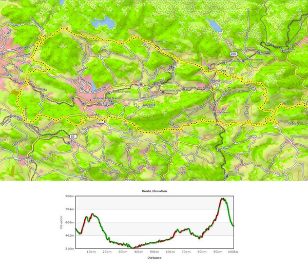 fietsroute kaart